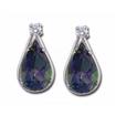Mystic Fire Sterling Silver Earrings : E85ZSSMFS
