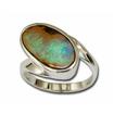 Sterling Silver Natural Boulder Opal Ring : RB30S-3I