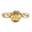 14K Yellow Gold Citrine Ring : RPF071C2XCI