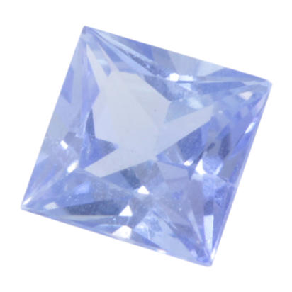 4mm Princess Rainbow Sapphire (0.39 ct) 4mm Princess Rainbow Sapphire (0.39 ct)