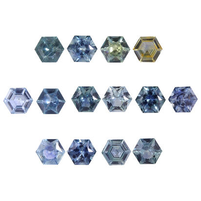7x3.5 Elongated Hexagon Cut Montana Sapphire (0.49 ct) 7x3.5 Elongated Hexagon Cut Montana Sapphire (0.49 ct)