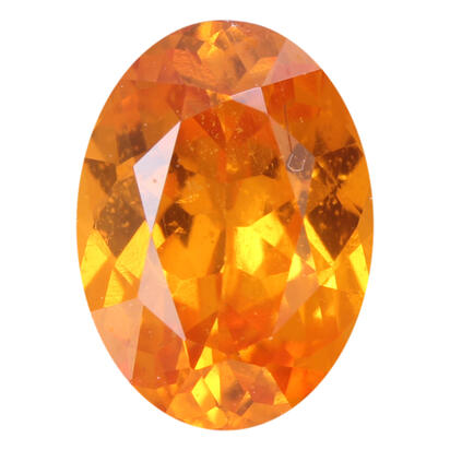 7.5x5.5 Oval Mandarin Garnet (1.25 ct) 7.5x5.5 Oval Mandarin Garnet (1.25 ct)