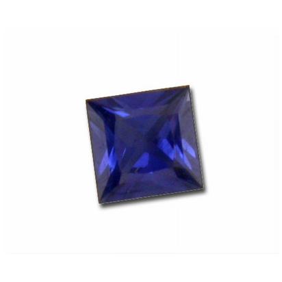 5mm Princess Thai Sapphire (0.67 ct) 5mm Princess Thai Sapphire (0.67 ct)