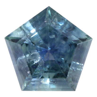 5.5mm Pentagon Cut Montana Sapphire (0.60 ct) 5.5mm Pentagon Cut Montana Sapphire (0.60 ct)