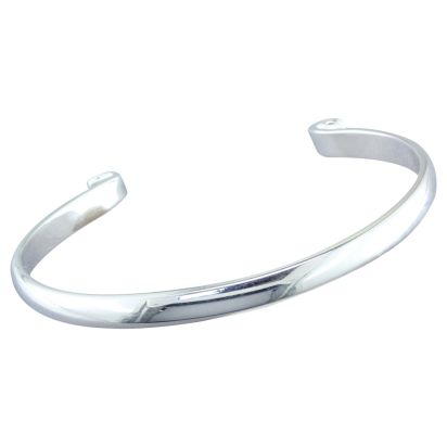 Sterling Silver 6.5 Inch Bangle Sterling Silver 6.5 Inch Bangle