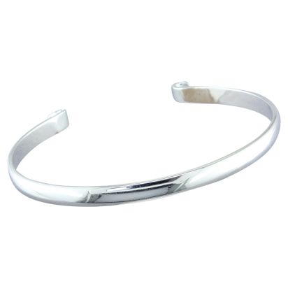 Sterling Silver 7.25 Inch Bangle Sterling Silver 7.25 Inch Bangle