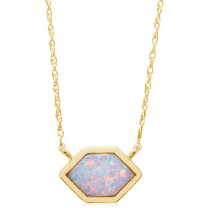14K Yellow Gold Australian Opal Neckpiece 14K Yellow Gold Australian Opal Neckpiece