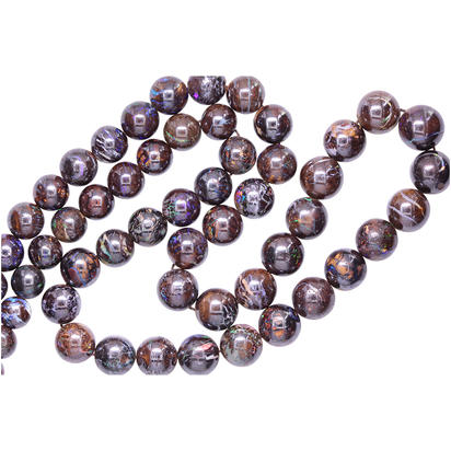 Boulder Opal Bead Strand (ct weight Varies ) Boulder Opal Bead Strand (ct weight Varies )