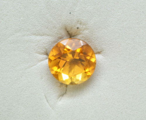 7mm Round Citrine (1.30 ct) 7mm Round Citrine (1.30 ct)