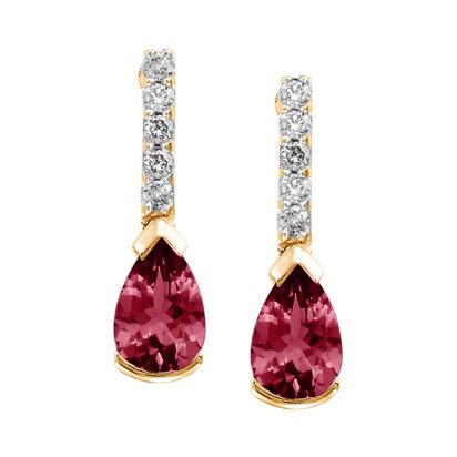 14K Yellow Gold Semi-Mount Diamond Earrings 14K Yellow Gold Semi-Mount Diamond Earrings
