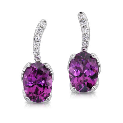 14K White Gold Semi-Mount/Diamond Earrings 14K White Gold Semi-Mount/Diamond Earrings