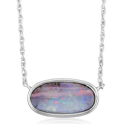 Sterling Silver Boulder Opal Neckpiece Sterling Silver Boulder Opal Neckpiece