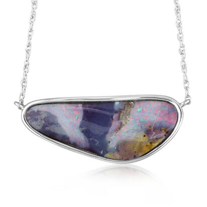 Sterling Silver Boulder Opal Neckpiece Sterling Silver Boulder Opal Neckpiece