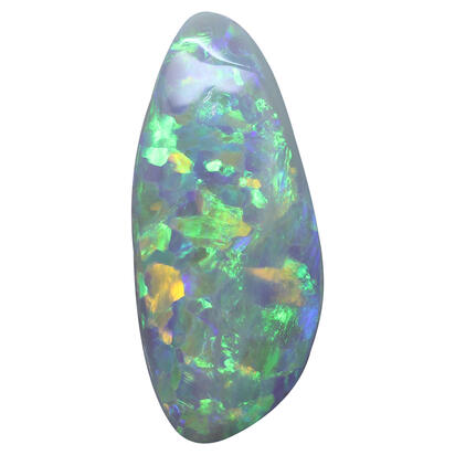 Free Form Australian Black Opal (5.53 ct) Free Form Australian Black Opal (5.53 ct)