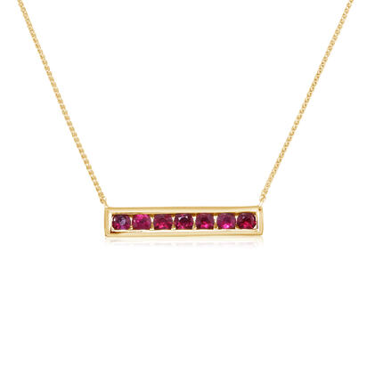 14K Yellow Gold Ruby Neckpiece 14K Yellow Gold Ruby Neckpiece