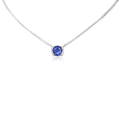 14K White Gold Blue Sapphire Neckpiece 14K White Gold Blue Sapphire Neckpiece