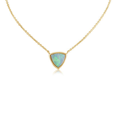 14K Yellow Gold Australian Opal Neckpiece 14K Yellow Gold Australian Opal Neckpiece