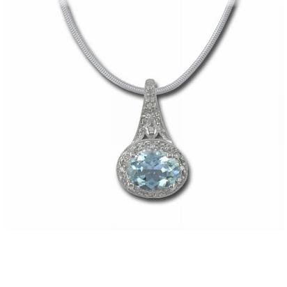14K White Gold Diamond Semi-Mount Pendant 14K White Gold Diamond Semi-Mount Pendant