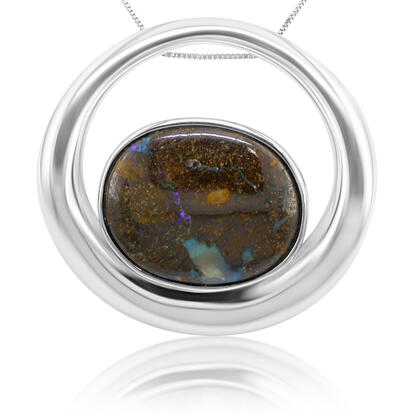 Sterling Silver Boulder Opal Pendant Sterling Silver Boulder Opal Pendant