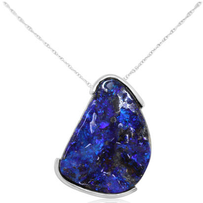 Sterling Silver Australian Boulder Opal Pendant Sterling Silver Australian Boulder Opal Pendant