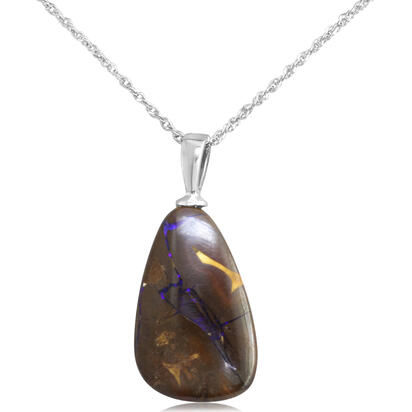 Sterling Silver Small Boulder Pendant Sterling Silver Small Boulder Pendant