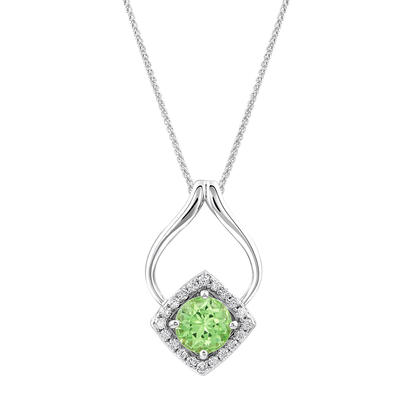 14K White Gold Semi-Mount/Diamond Pendant 14K White Gold Semi-Mount/Diamond Pendant
