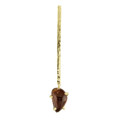 14K Yellow Gold Rhodolite Garnet/Diamond Hammer Finish Pendant 14K Yellow Gold Rhodolite Garnet/Diamond Hammer Finish Pendant