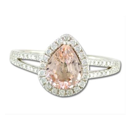 14K White Gold Ceylon Sapphire/Diamond Ring 14K White Gold Ceylon Sapphire/Diamond Ring