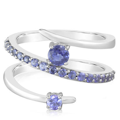 14K White Gold Blue Sapphire/Graduated Blue Sapphire Ring 14K White Gold Blue Sapphire/Graduated Blue Sapphire Ring