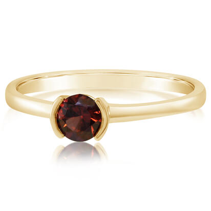 14K Yellow Gold Garnet Ring 14K Yellow Gold Garnet Ring
