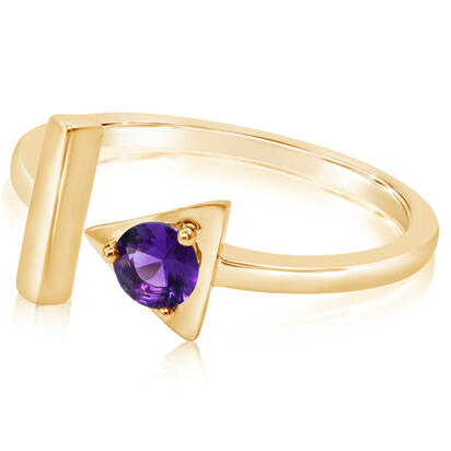14K Yellow Gold Amethyst Ring 14K Yellow Gold Amethyst Ring