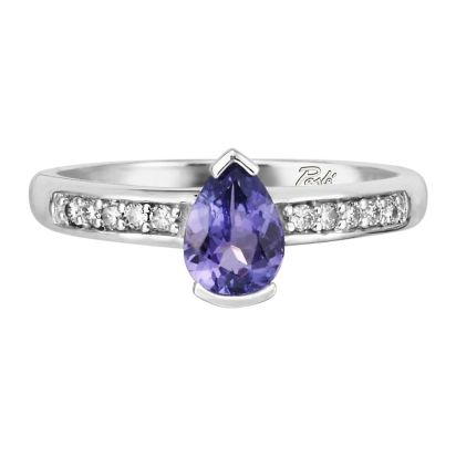 14K White Gold Tanzanite/Diamond Ring 14K White Gold Tanzanite/Diamond Ring