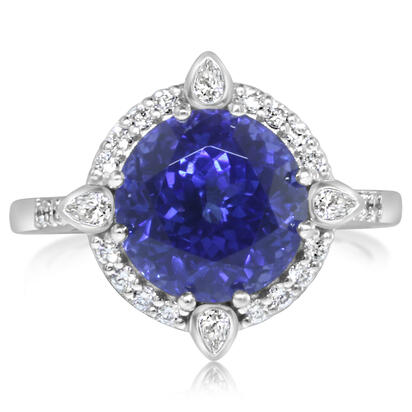 18K White Gold Tanzanite/Diamond Ring 18K White Gold Tanzanite/Diamond Ring