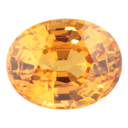9.14x7.13x5.25 Oval Mandarin Garnet (3.23 ct) 9.14x7.13x5.25 Oval Mandarin Garnet (3.23 ct)