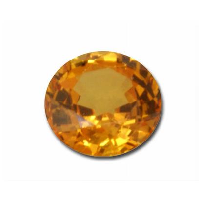 4mm Round Orange Sapphire (0.37 ct) 4mm Round Orange Sapphire (0.37 ct)