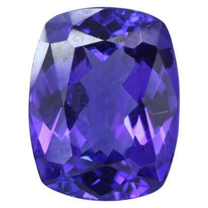 12.97x10.11x5.76 Cushion Tanzanite (5.97 ct) 12.97x10.11x5.76 Cushion Tanzanite (5.97 ct)