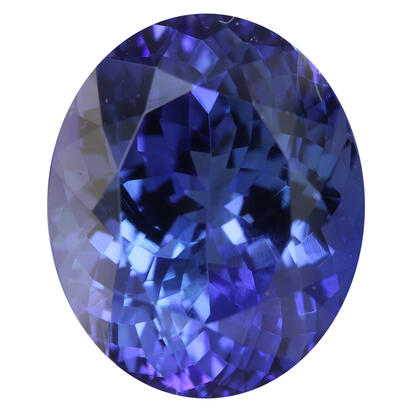 13.07x10.79x8.03 Oval Tanzanite (8.09 ct) 13.07x10.79x8.03 Oval Tanzanite (8.09 ct)