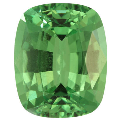 11.1x9 Cushion Tsavorite Garnet (4.59 ct) 11.1x9 Cushion Tsavorite Garnet (4.59 ct)