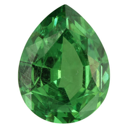 8.9x6.9 Pear Tsavorite Garnet (1.63 ct) 8.9x6.9 Pear Tsavorite Garnet (1.63 ct)