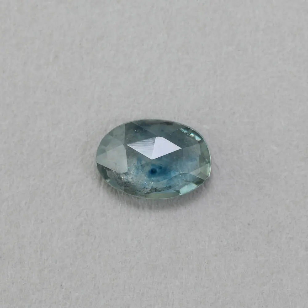 6x4 Oval Rose Cut Montana Sapphire (0.63 ct) 6x4 Oval Rose Cut Montana Sapphire (0.63 ct)
