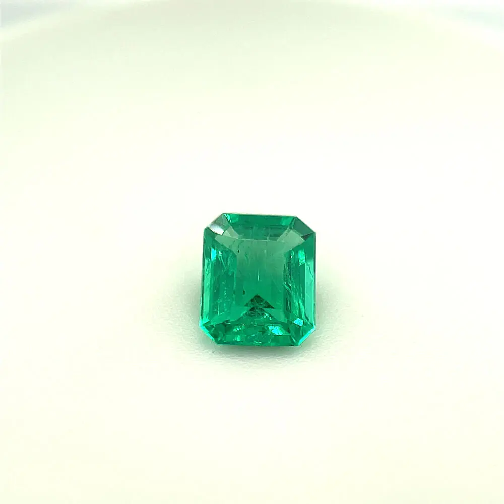 6.56x5.54x3.52 Octagon Brazilian Emeralds (0.91&nbsp;ct)