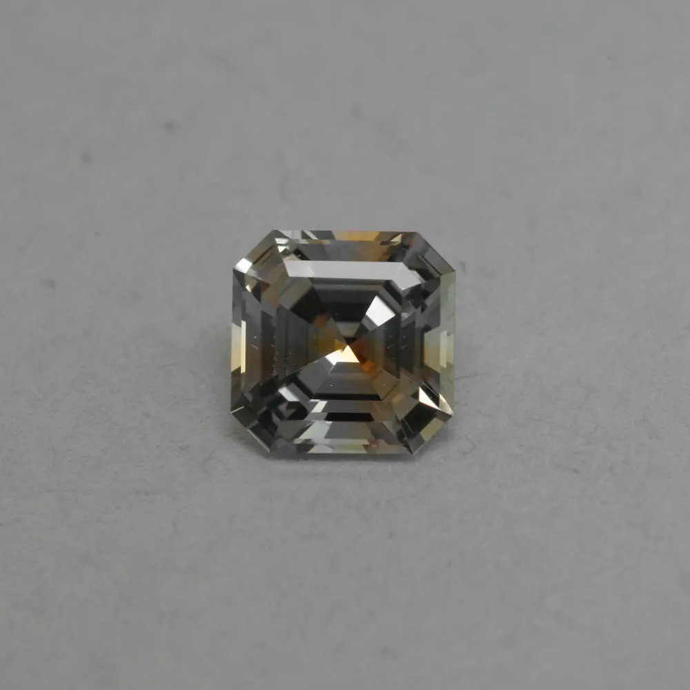 4.79mm Asscher Fancy Montana Sapphire (0.62&nbsp;ct)