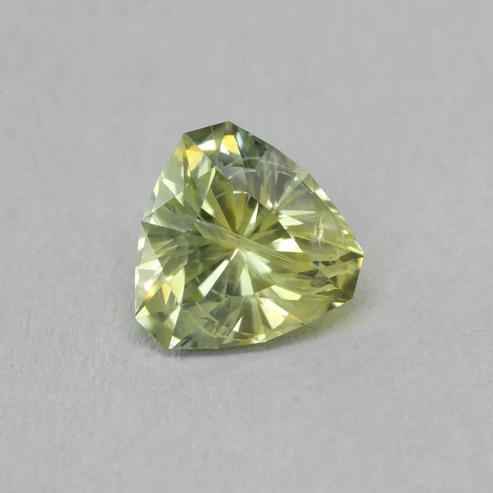 7.7mm Trillion Yellow Montana Sapphire (2.01&nbsp;ct)