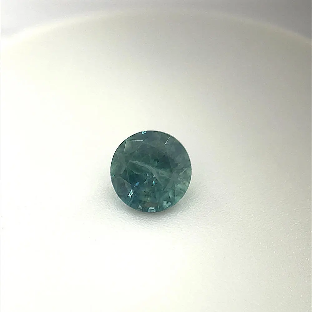 5.96mm Round Teal Sapphire (0.90&nbsp;ct)