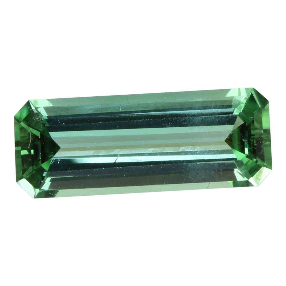 16.6x6.4 Octagon Mint Tourmaline (4.24&nbsp;ct)