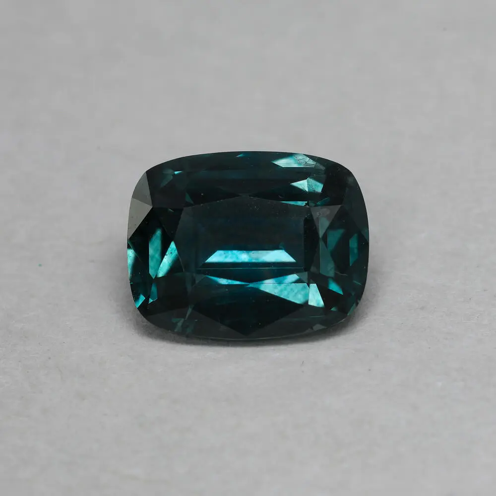 7.63x5.99x3.54 Cushion Montana Sapphire (1.52&nbsp;ct)
