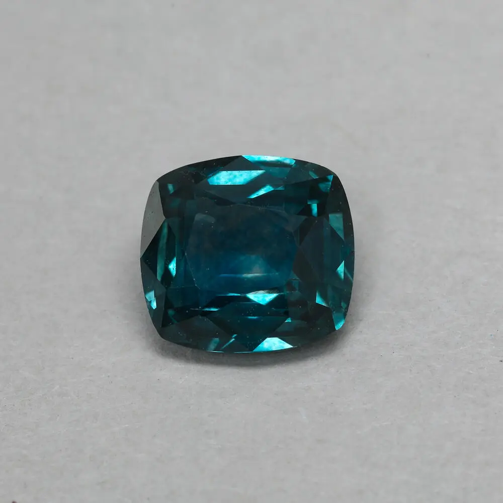 6.91x6.42x3.76 Cushion Montana Sapphire (1.61&nbsp;ct)