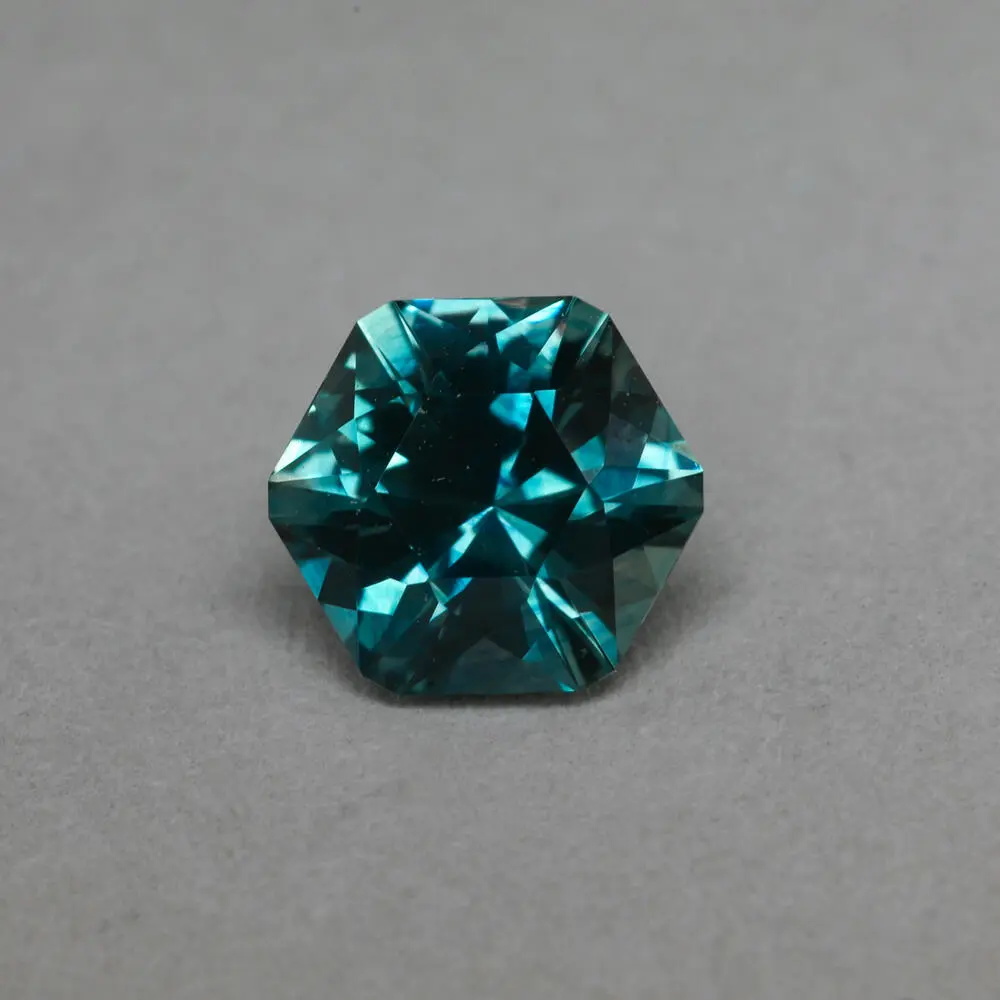 6.7x6.1x4.1 Hexagon Montana Sapphire (1.20&nbsp;ct)