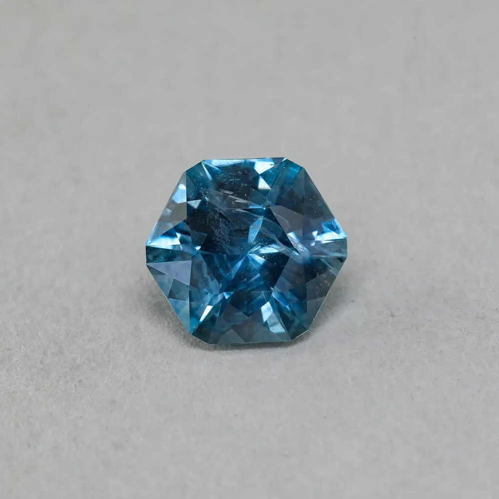 6.3x4.2mm Hexagon Montana Sapphire (1.25&nbsp;ct)