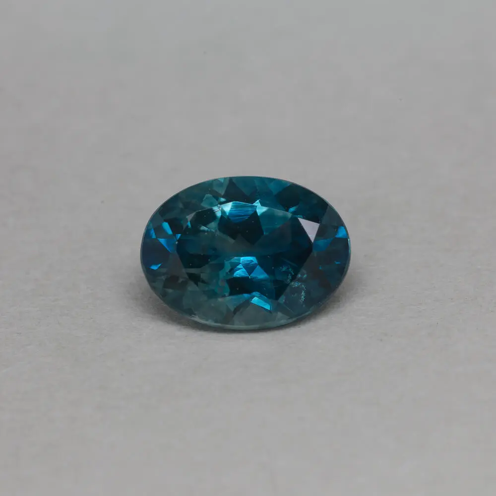 7.52x5.57x3.67mm Oval Montana Sapphire (1.28&nbsp;ct)